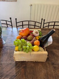 Ravissant panier d’accueil