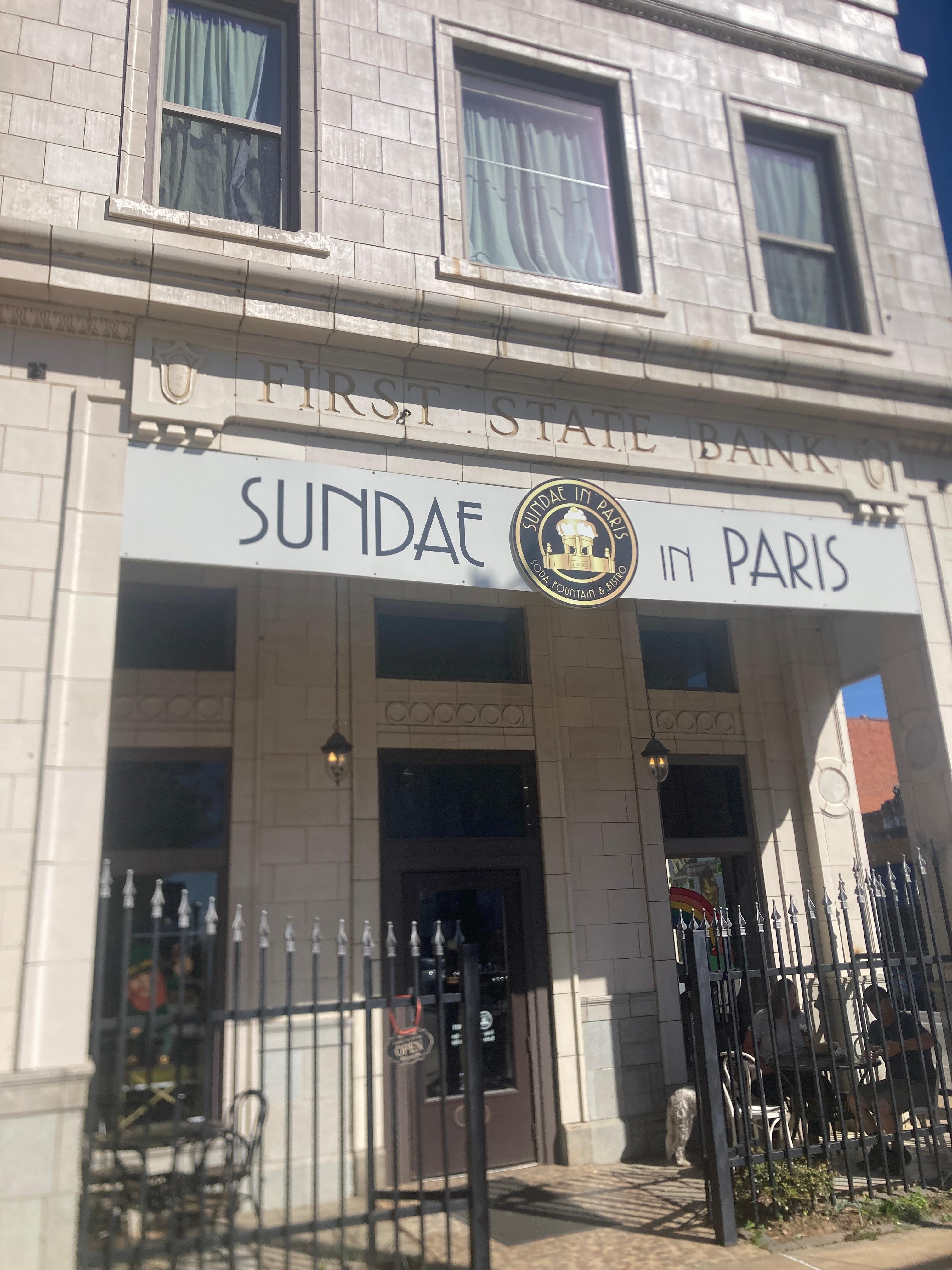 On the downtown square