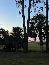 Sunrise from the porch