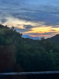 This was the view the morning we left