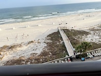 Beautiful ocean view from the balcony