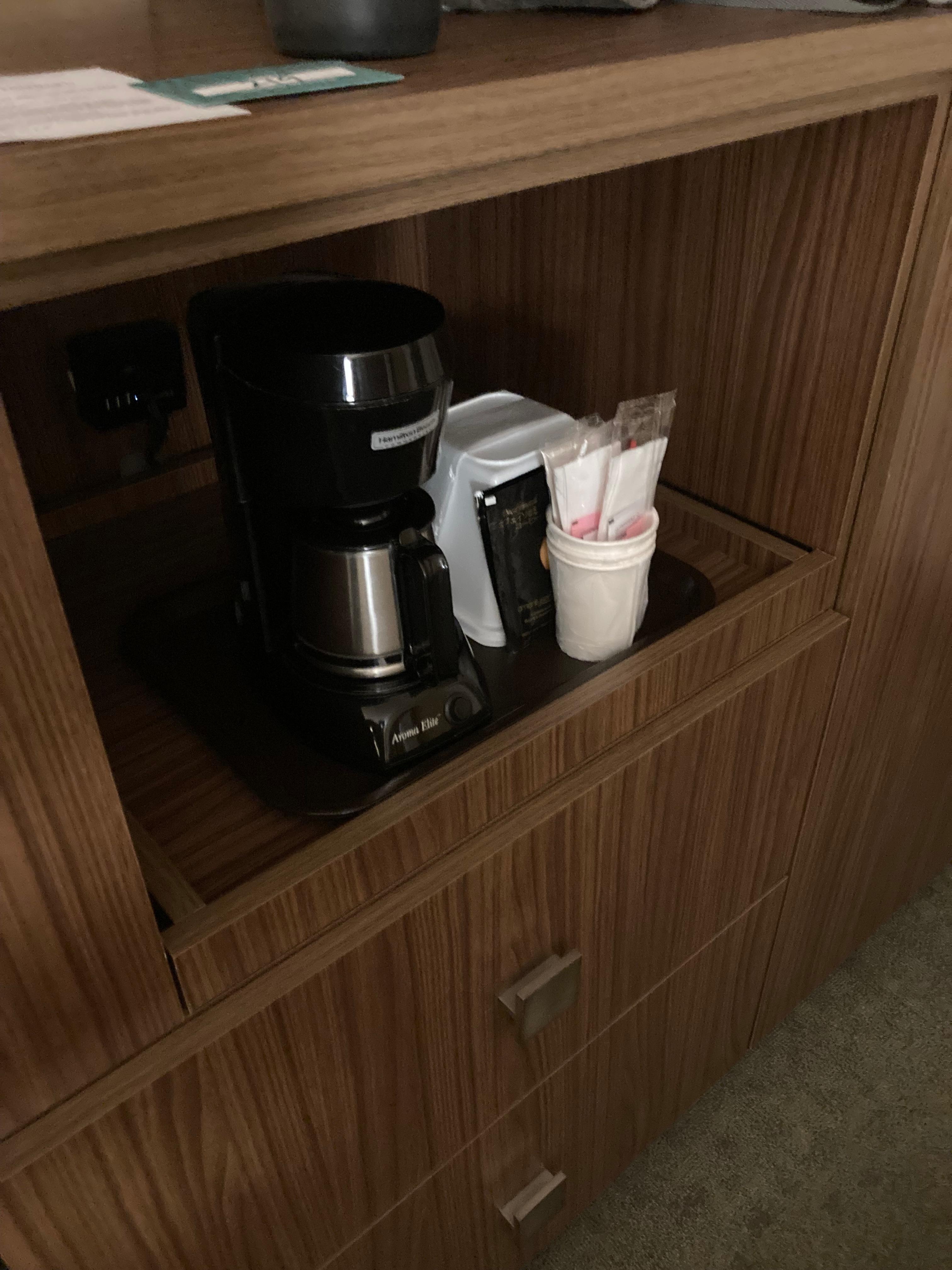 Useful coffee machine.