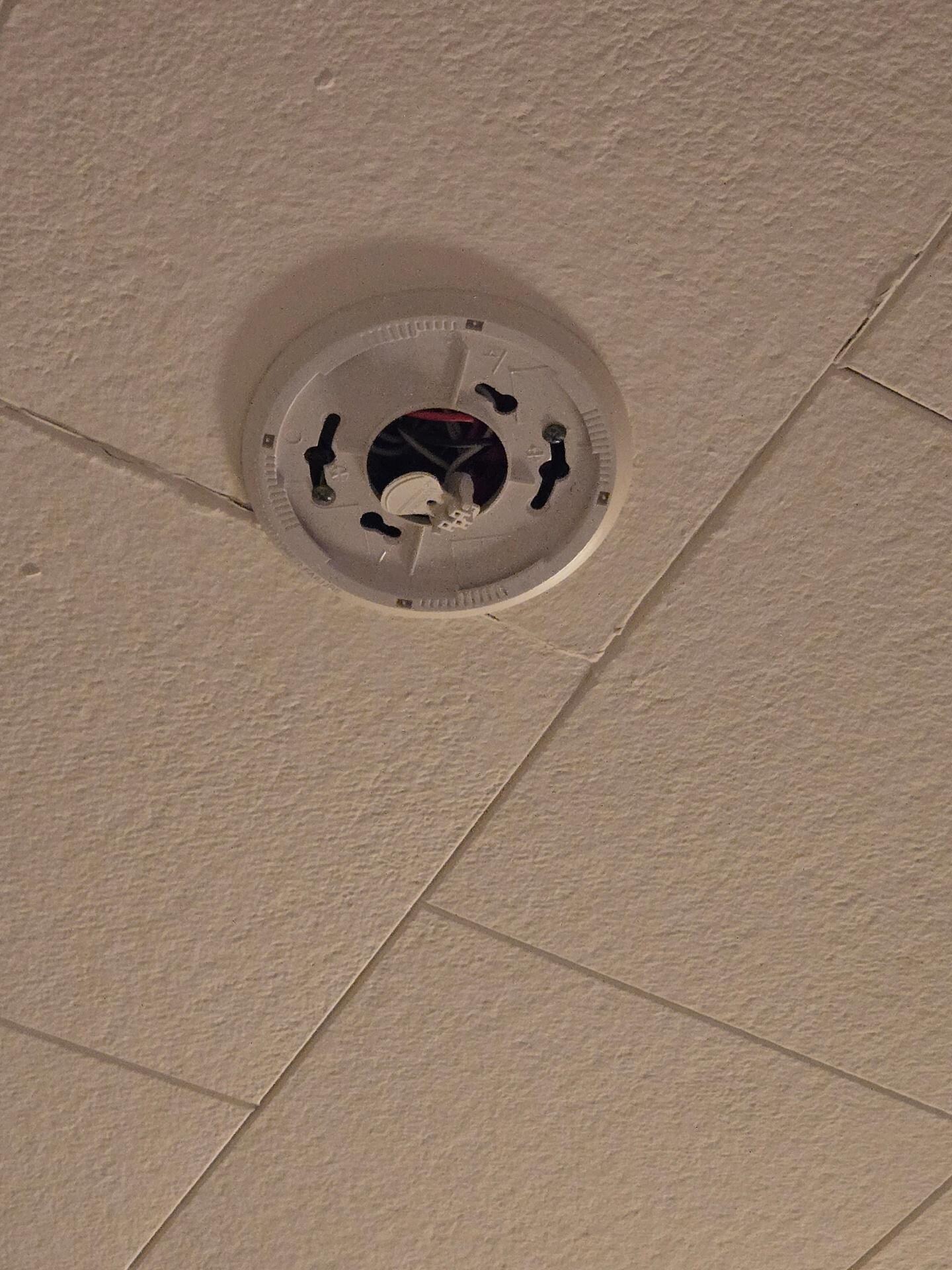 Smoke detector , gone