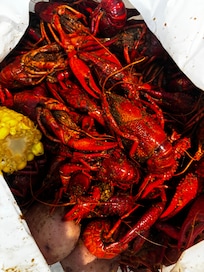 Crawfish to go was delicious! About 5 mi drive December to June -take out only