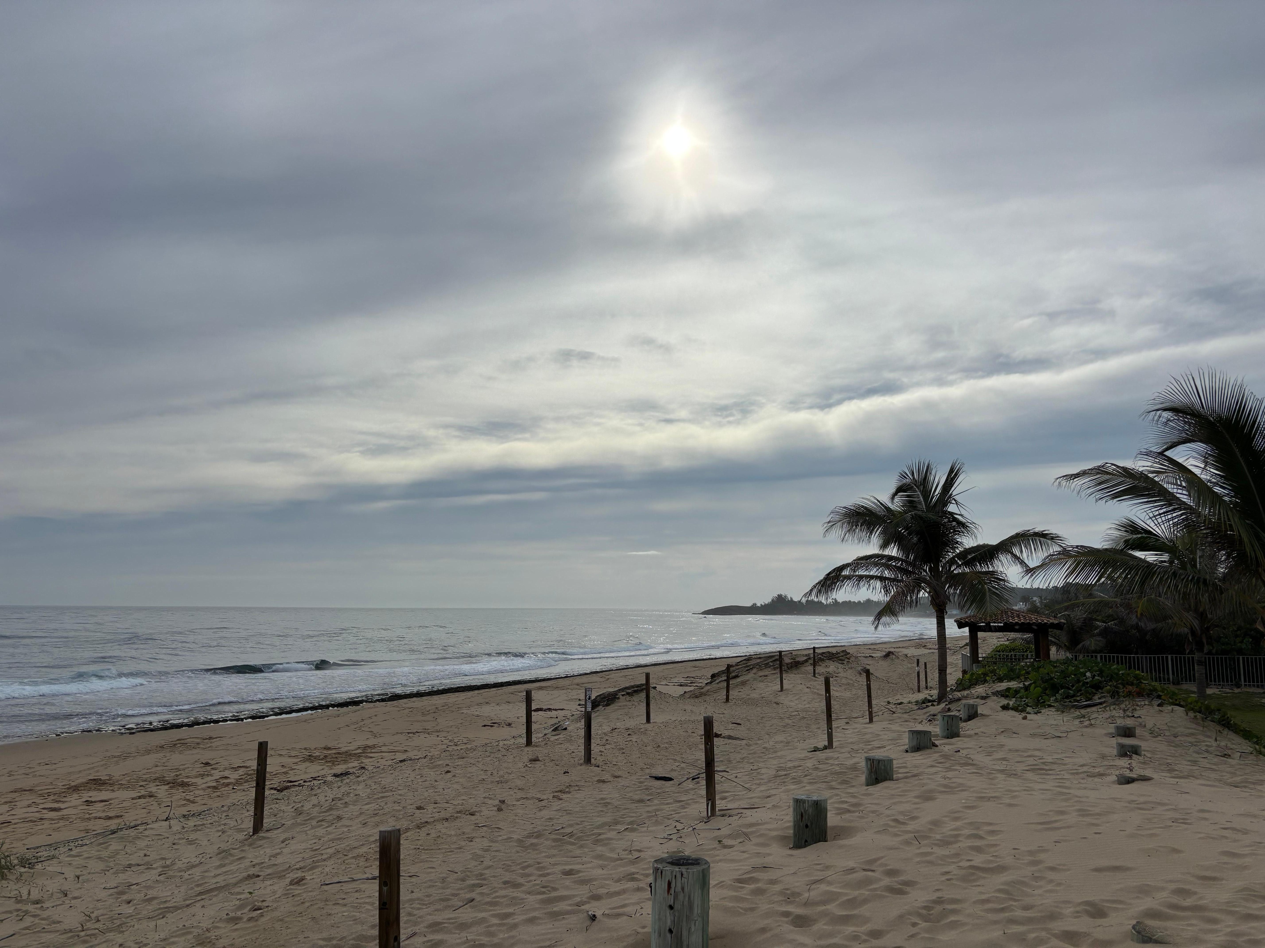 The beach at the condo 