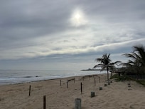 The beach at the condo