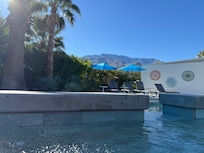 View from the hot tub.