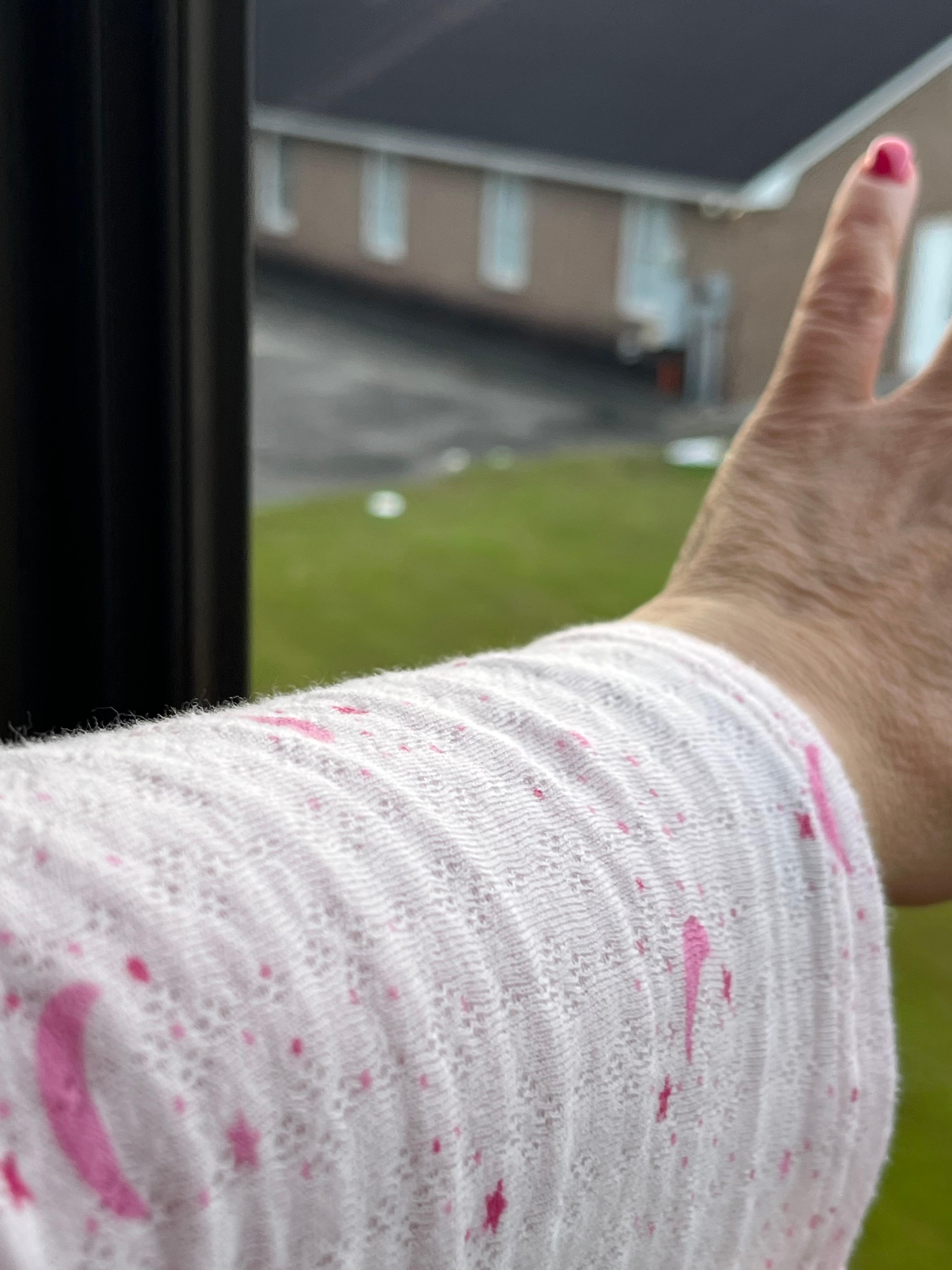 No screen on 2nd floor window