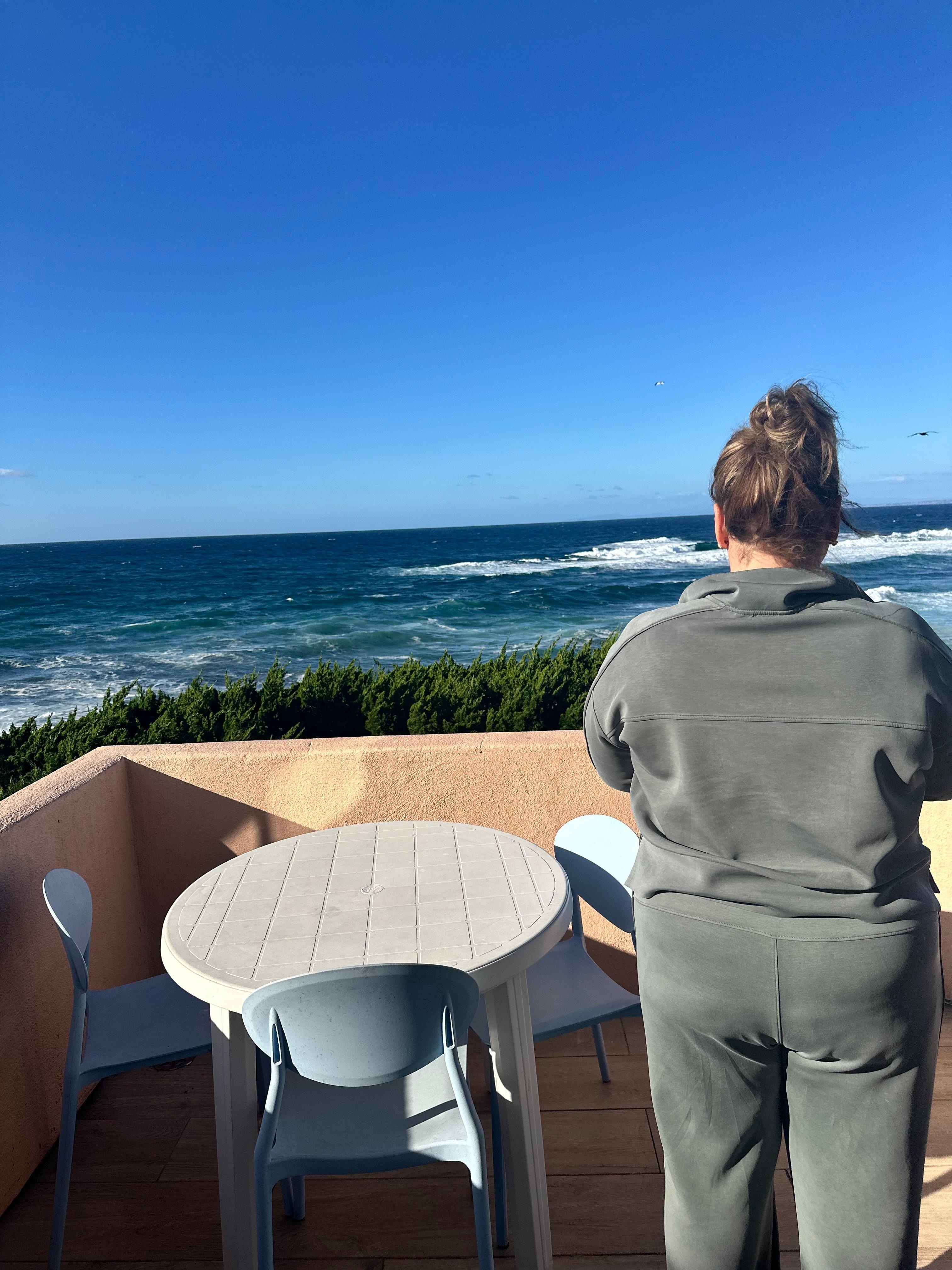 Slept to the sound of crashing waves! 