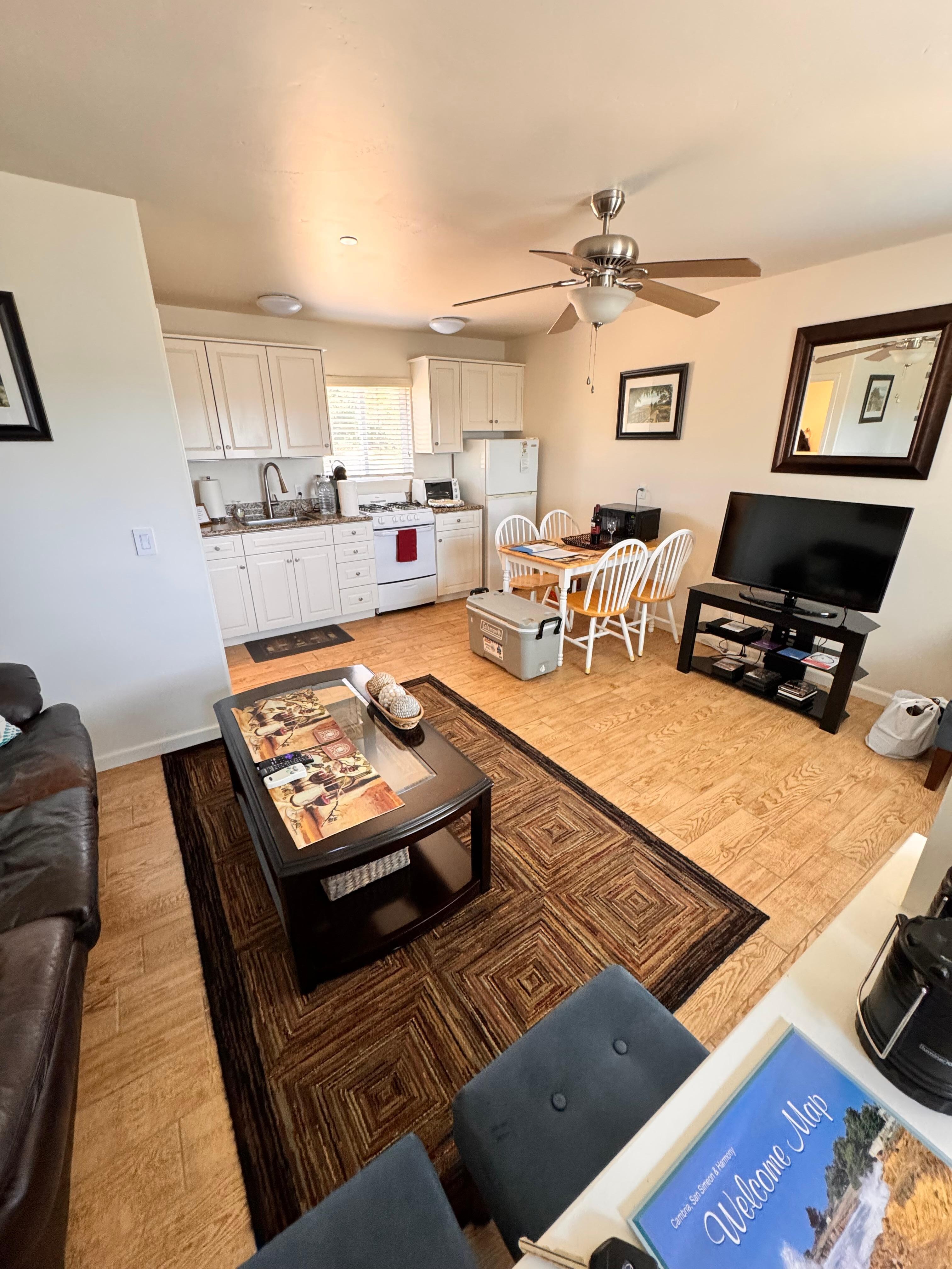 Living room and kitchen 