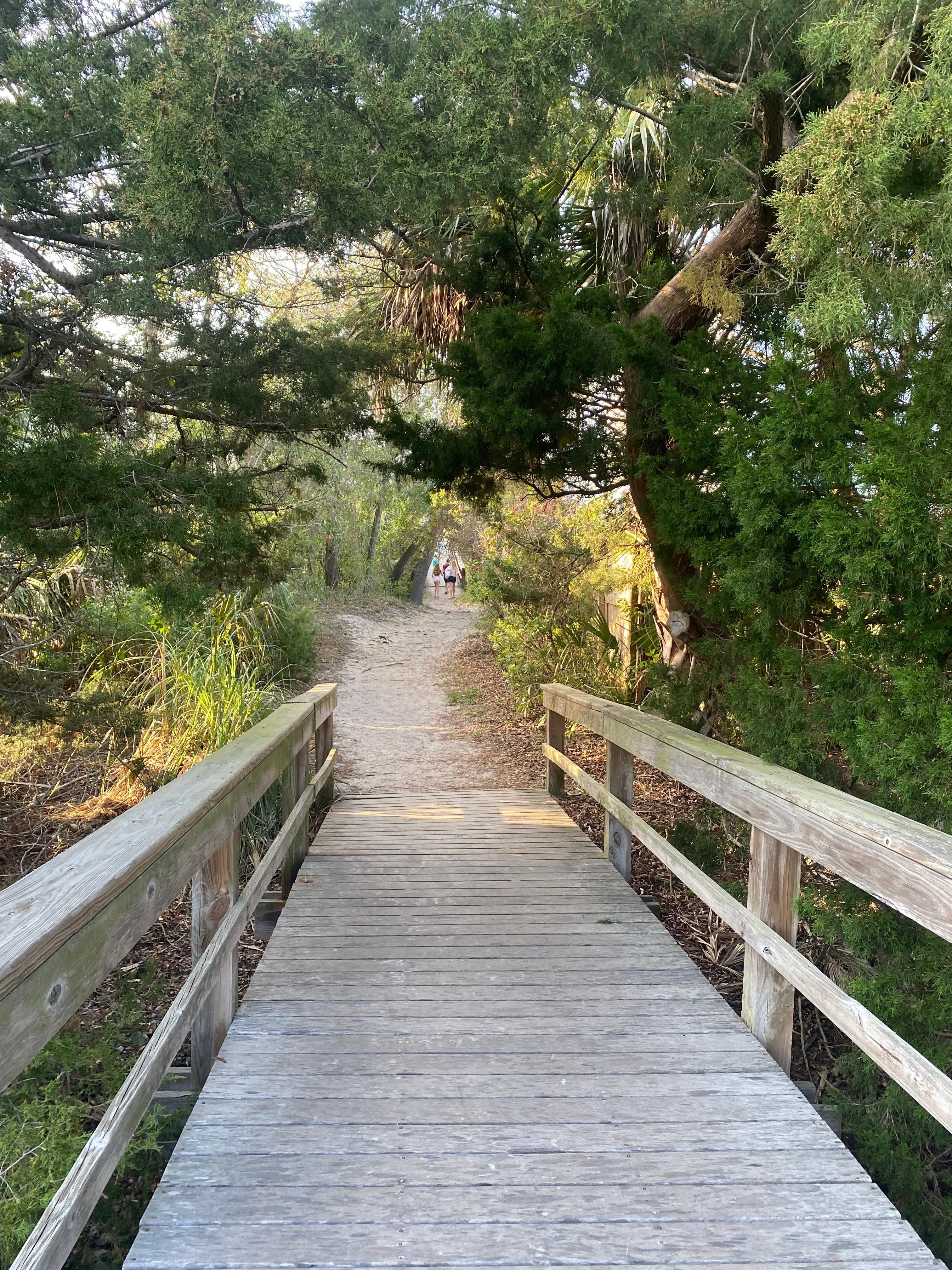 Nearest pathway to the water