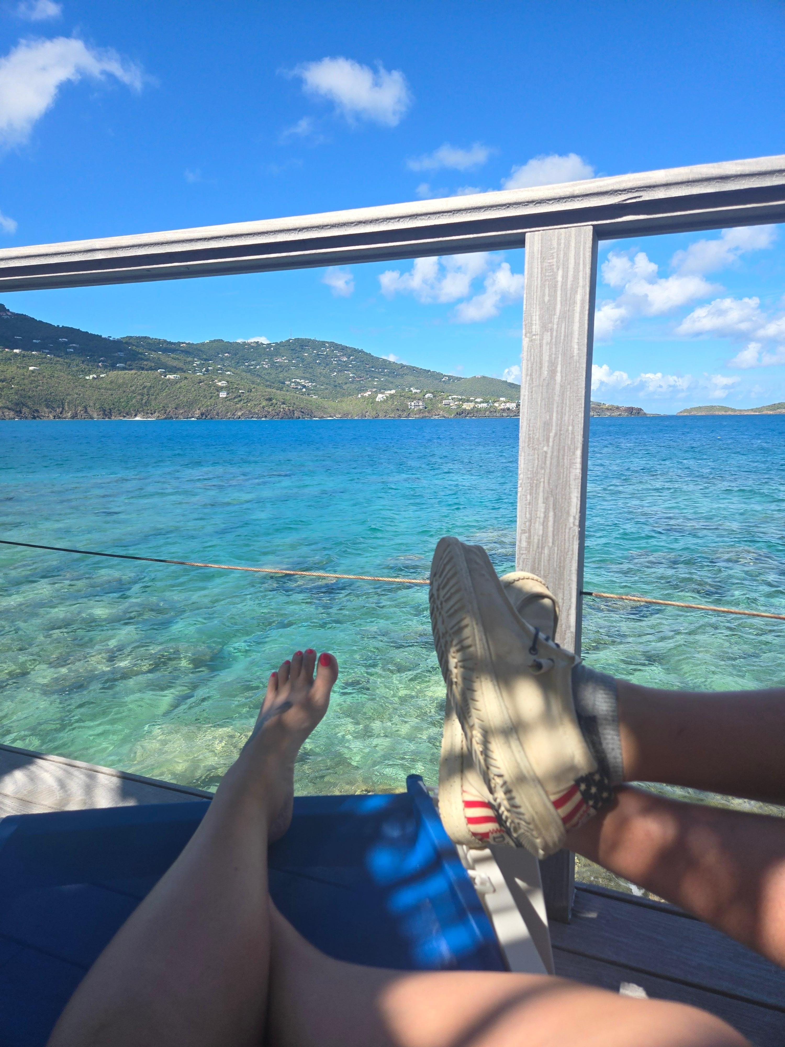 View from seaside dock