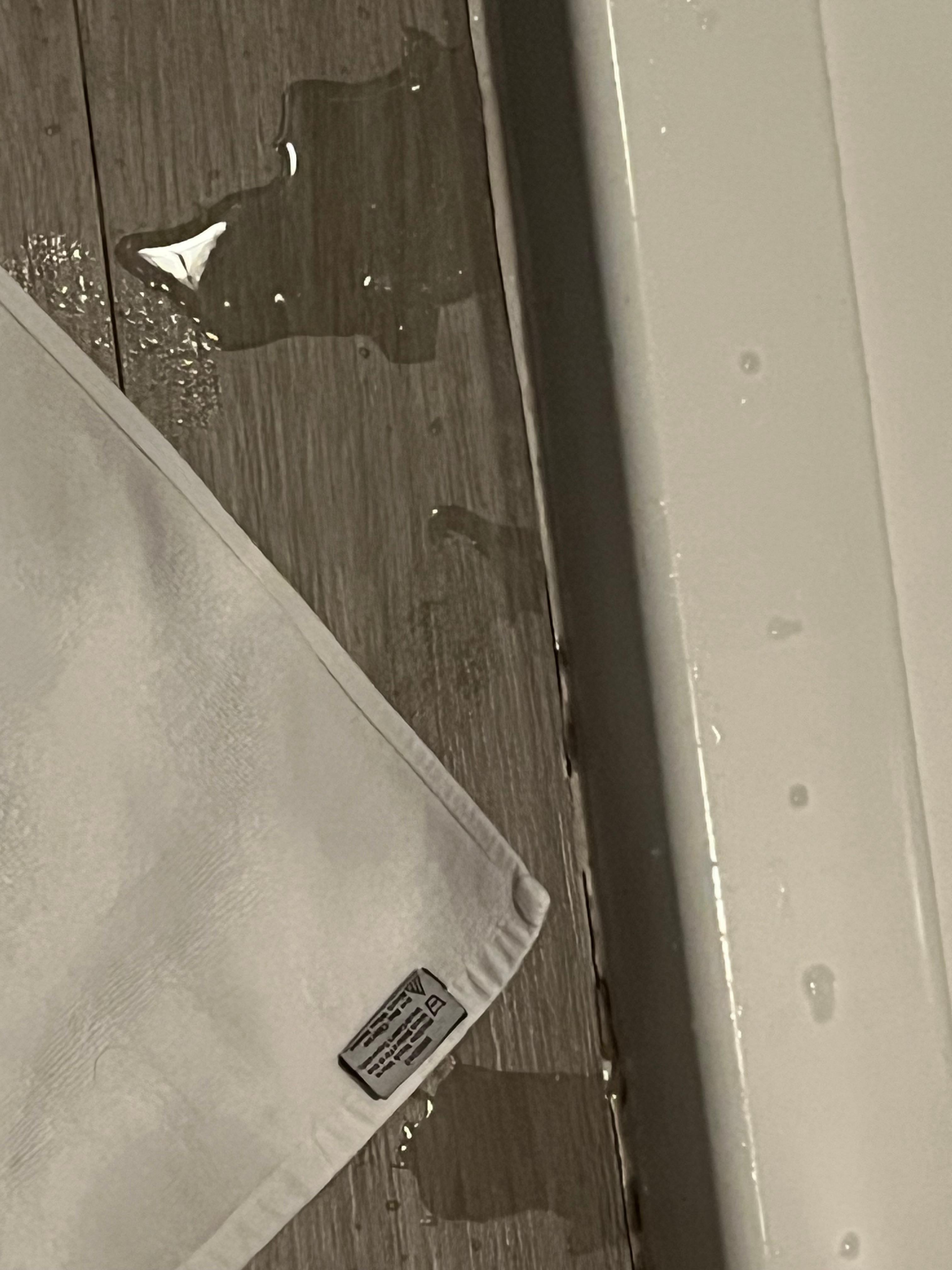 Water leaking from shower 