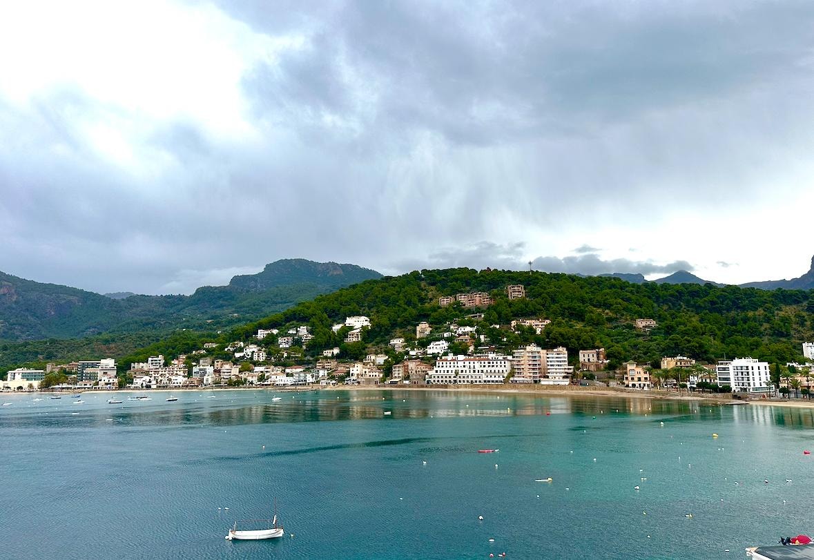 View from our balcony in room 303