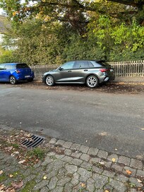 Parking across the street 10 feet away.