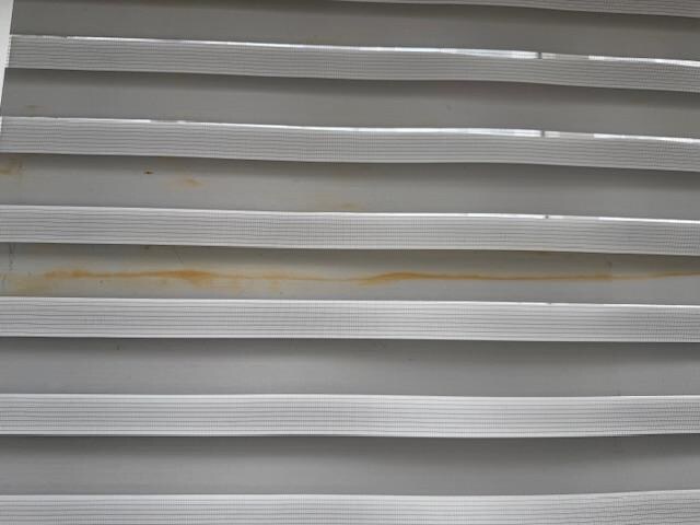 Stain on curtain