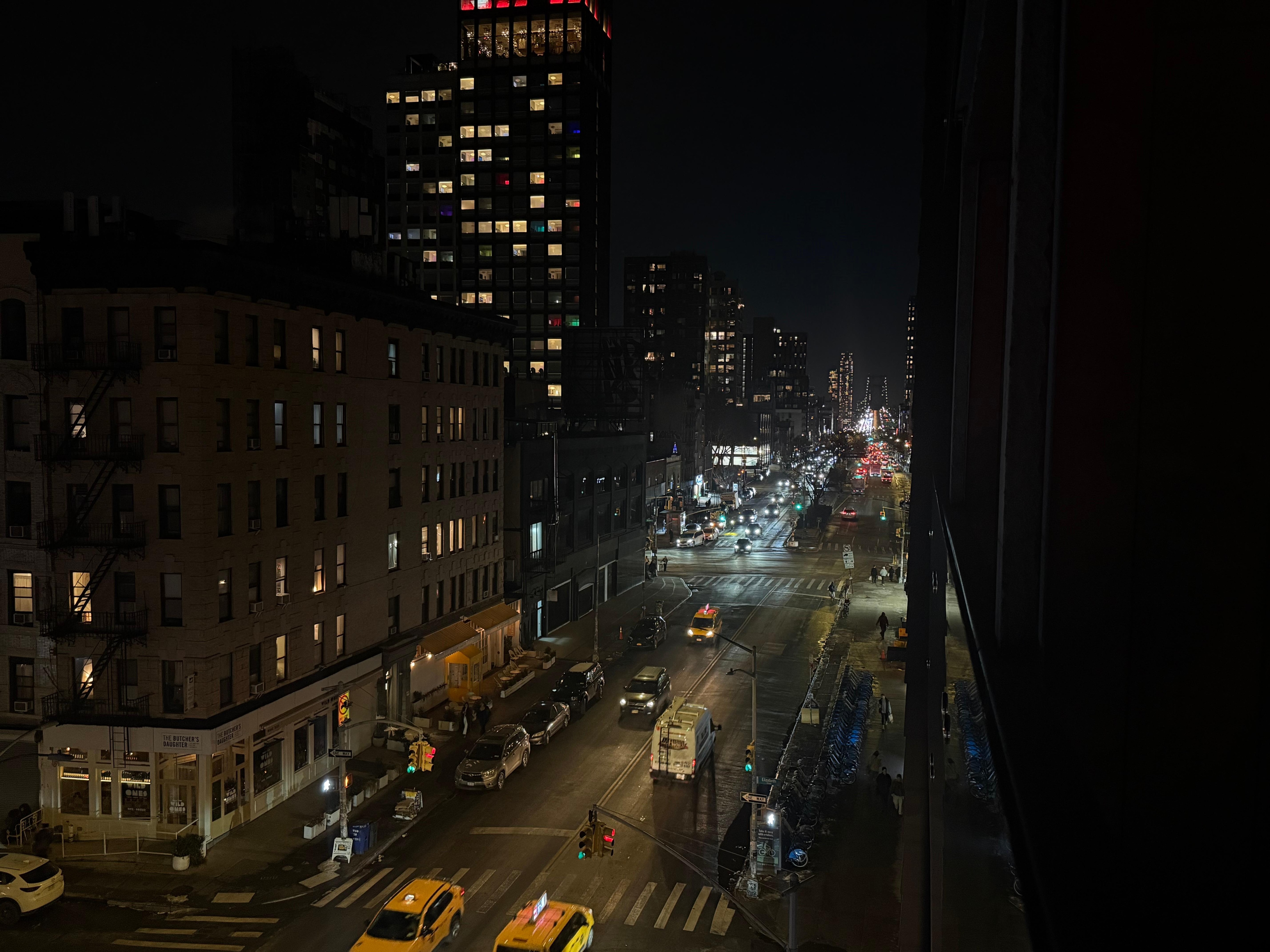 The view from our balcony 