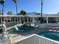 Courtyard-clean and pools are great!