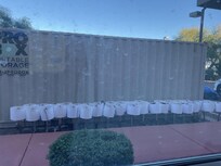 The Marriott Bonvoy at the Phoenix Airport in TEMPE last week was no better. View of dumpsters.