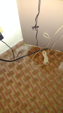 Paint over spray and stains in my room