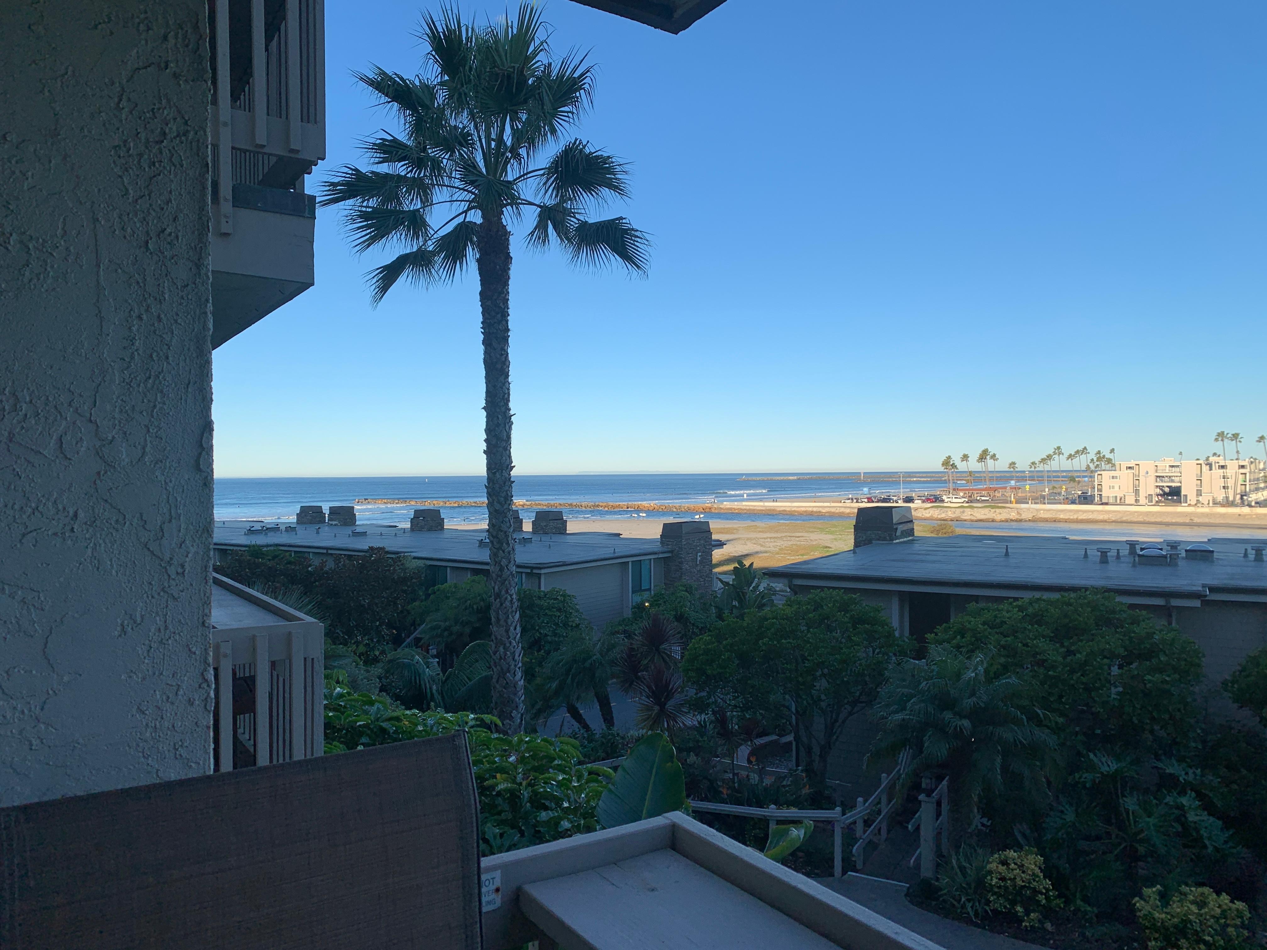 View from patio in condo 