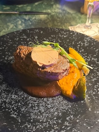 Steak at fine dining restaurant, El Carnal