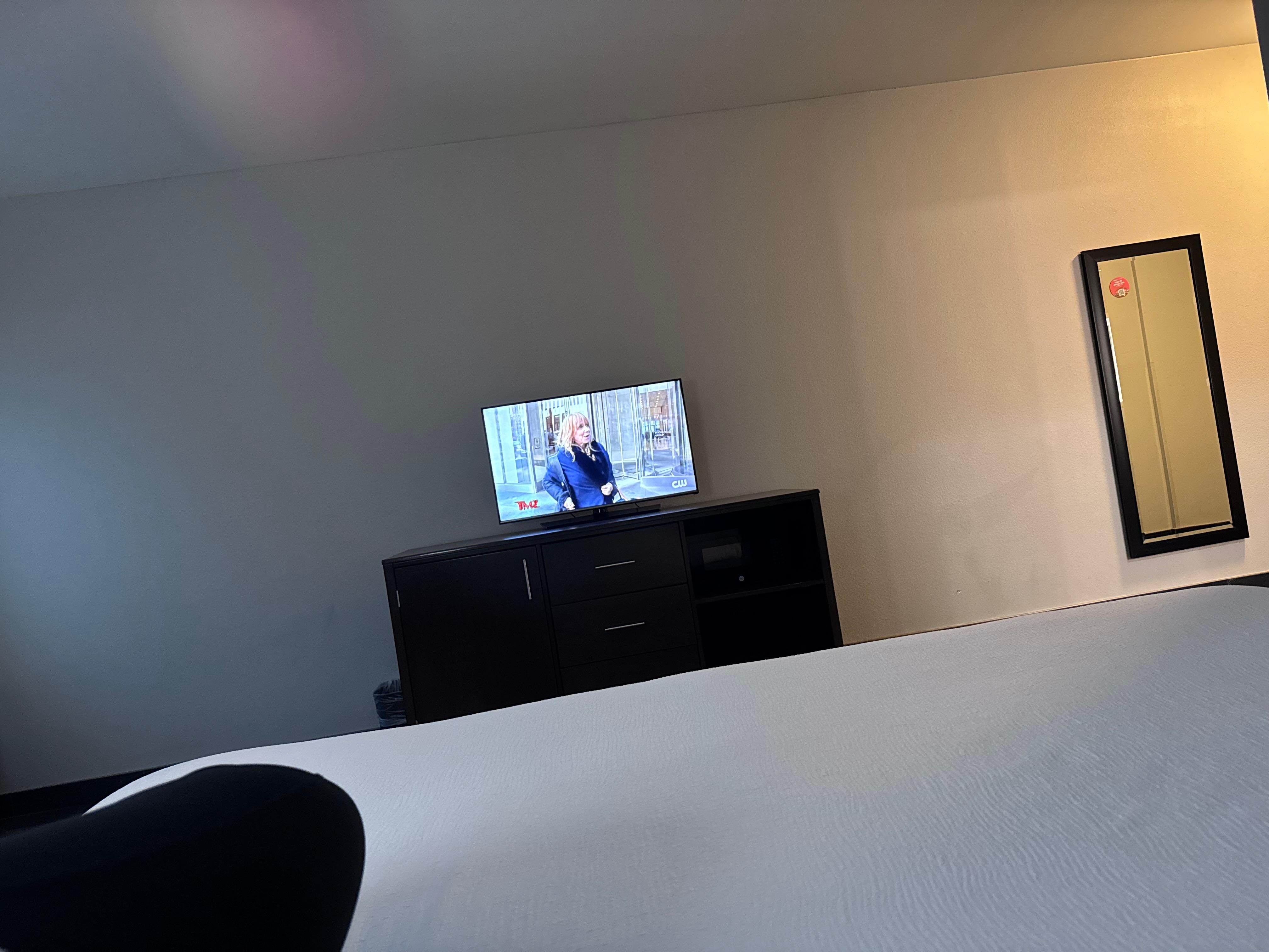 Tv pretty small sadly