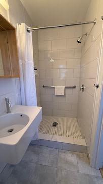 Clean simple bathroom