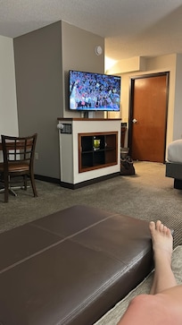View from the sofa.