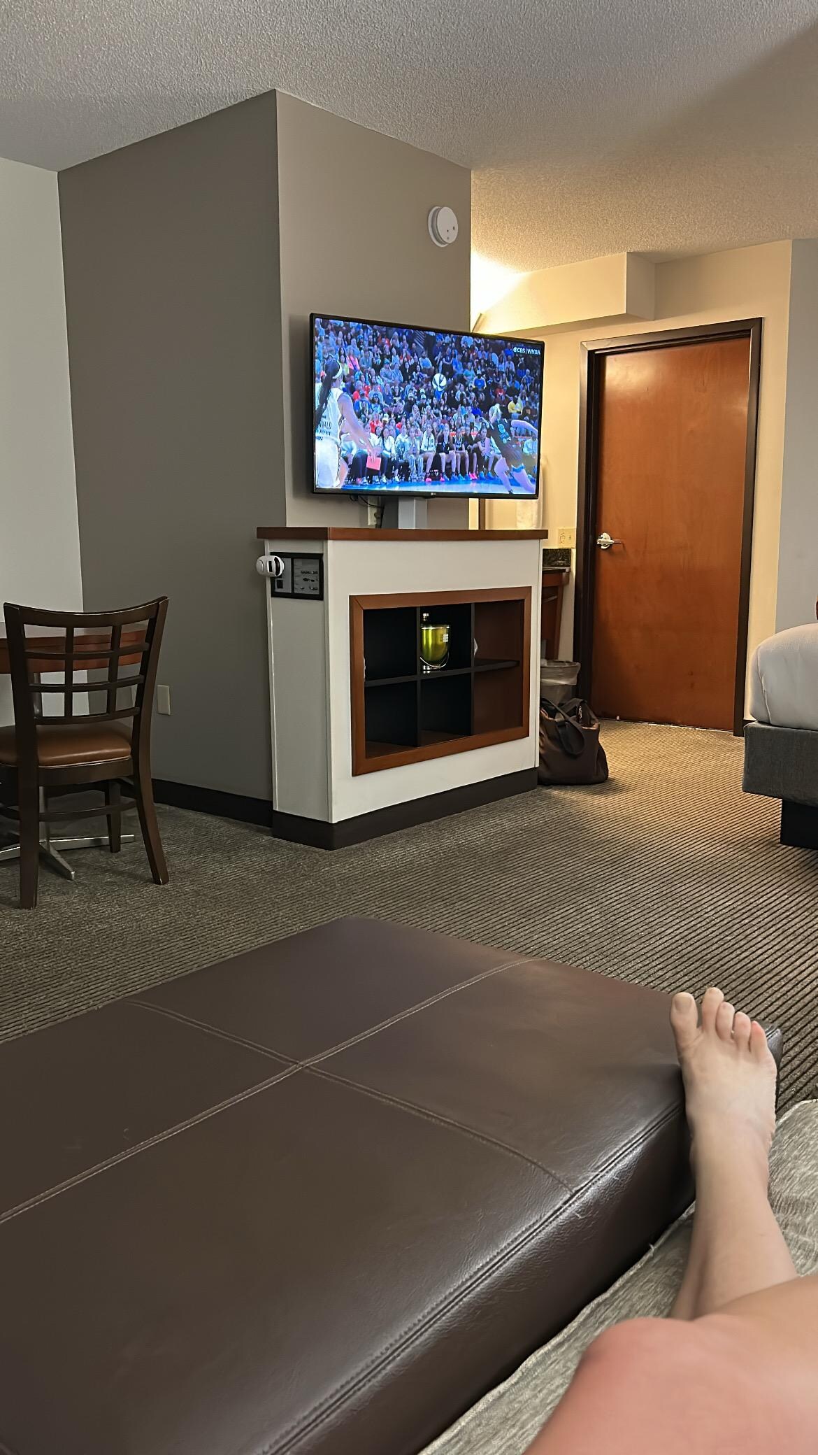View from the sofa.