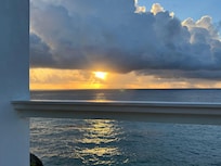 Sunrise from deck