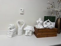 Animal towels in the yoga room!