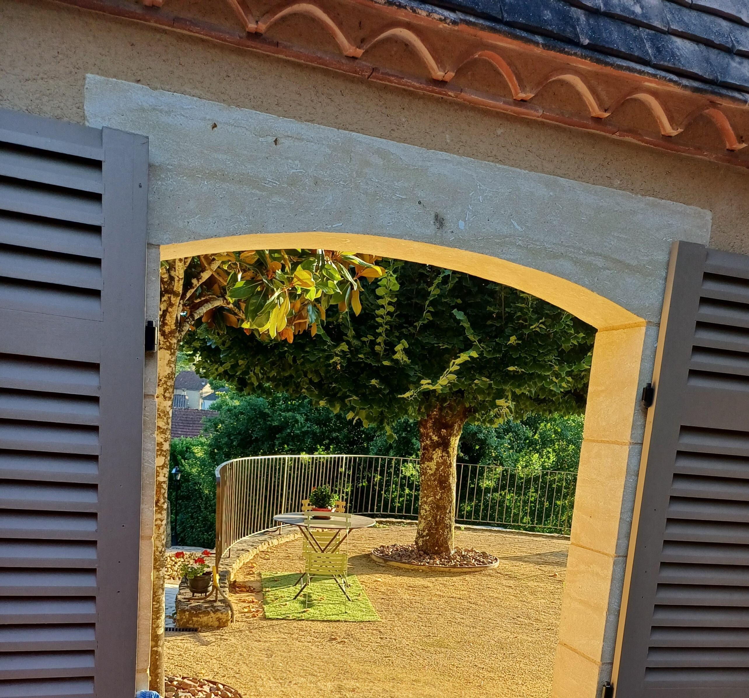 View from courtyard