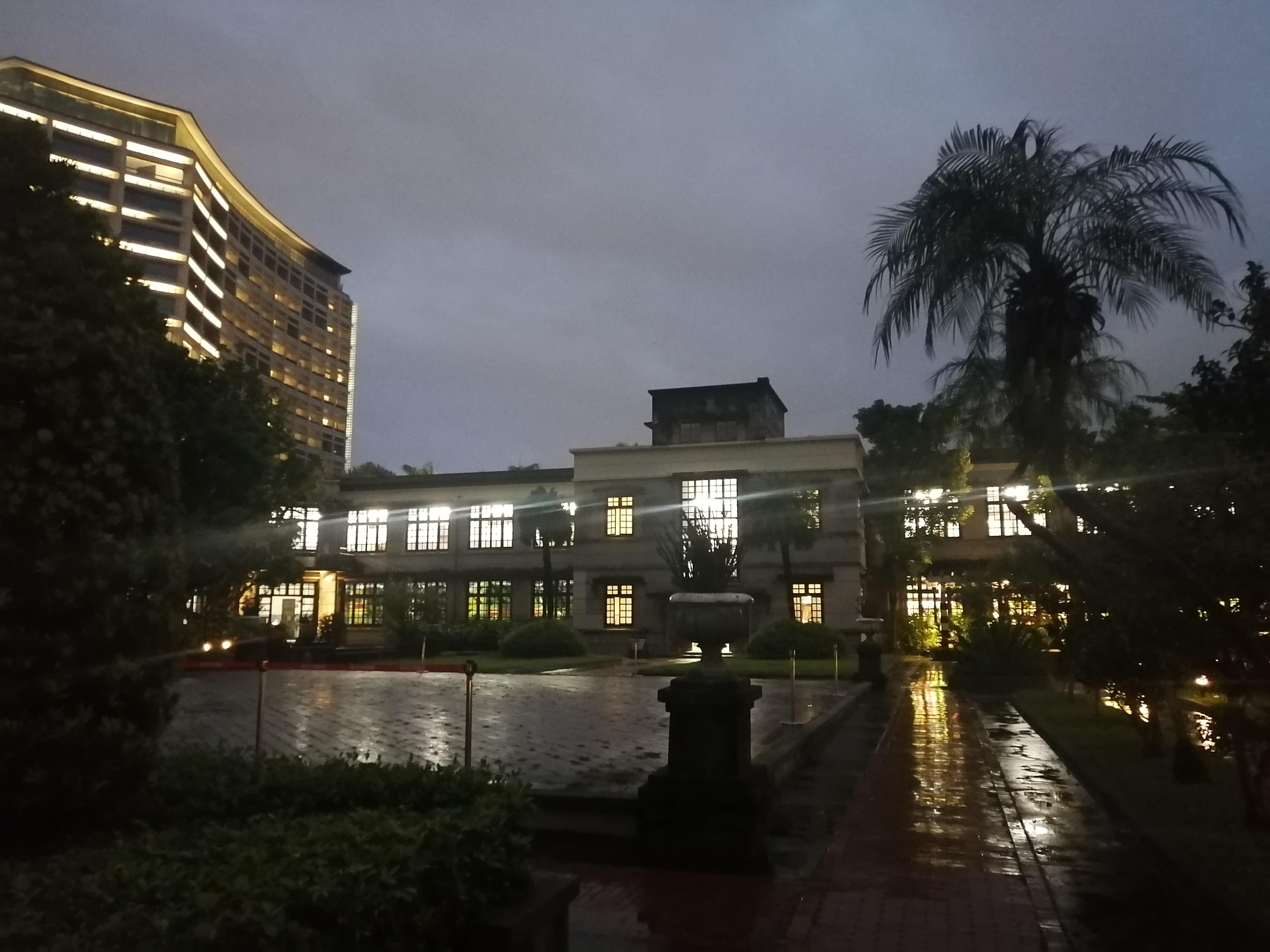 Eslite hotel from the courtyard of creative facility