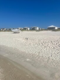 The beach
