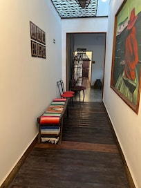 Hallway to reception