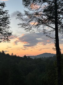 Sunrise from the main deck