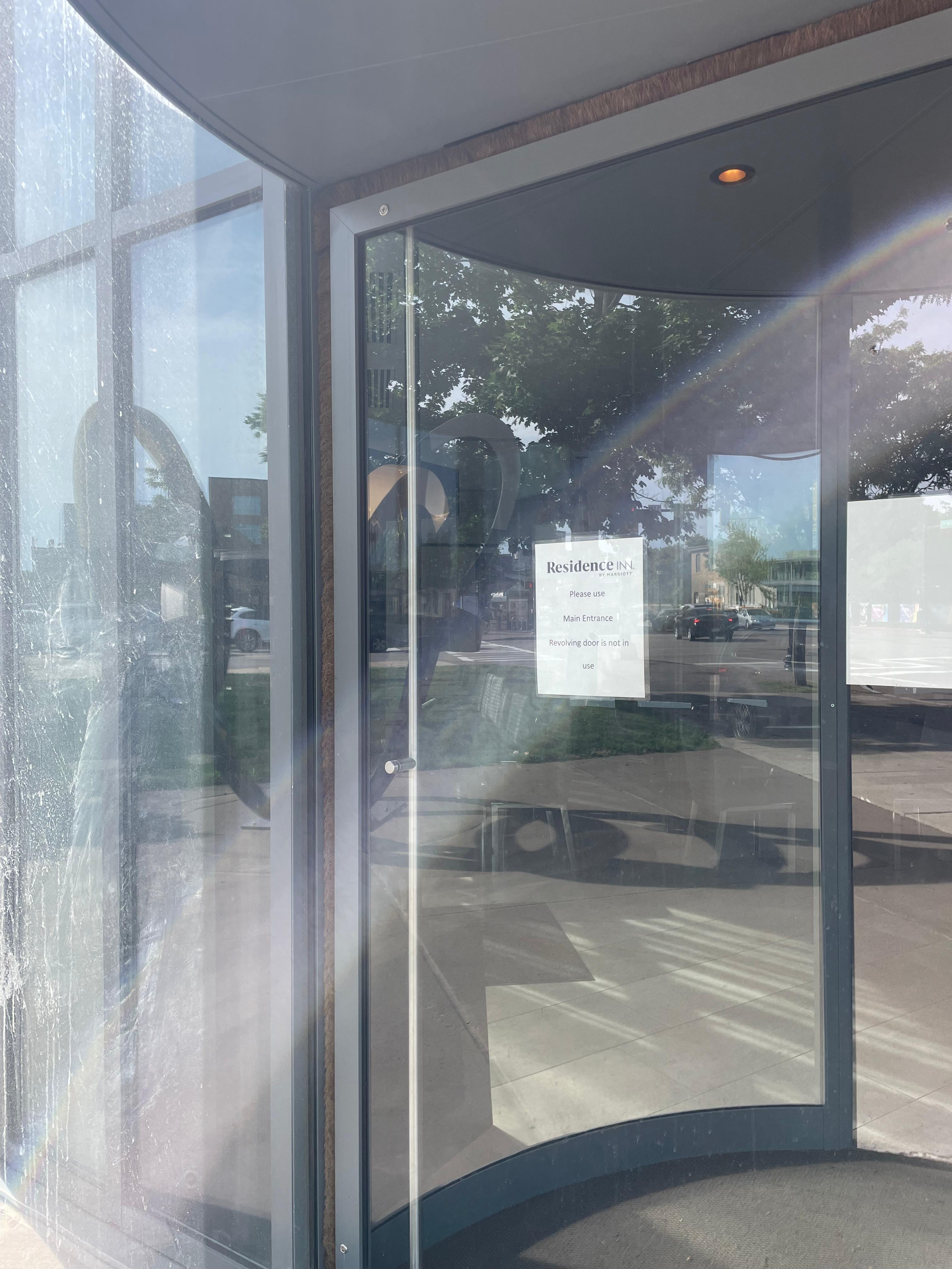 rear entrance - out of order