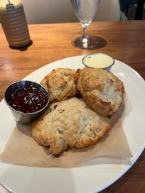 Best breakfast biscuits on earth at Corinne!