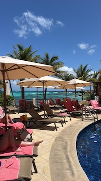 Ocean view from the swimming pool