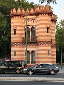 The Queens Sewing Box in the extensive public park.