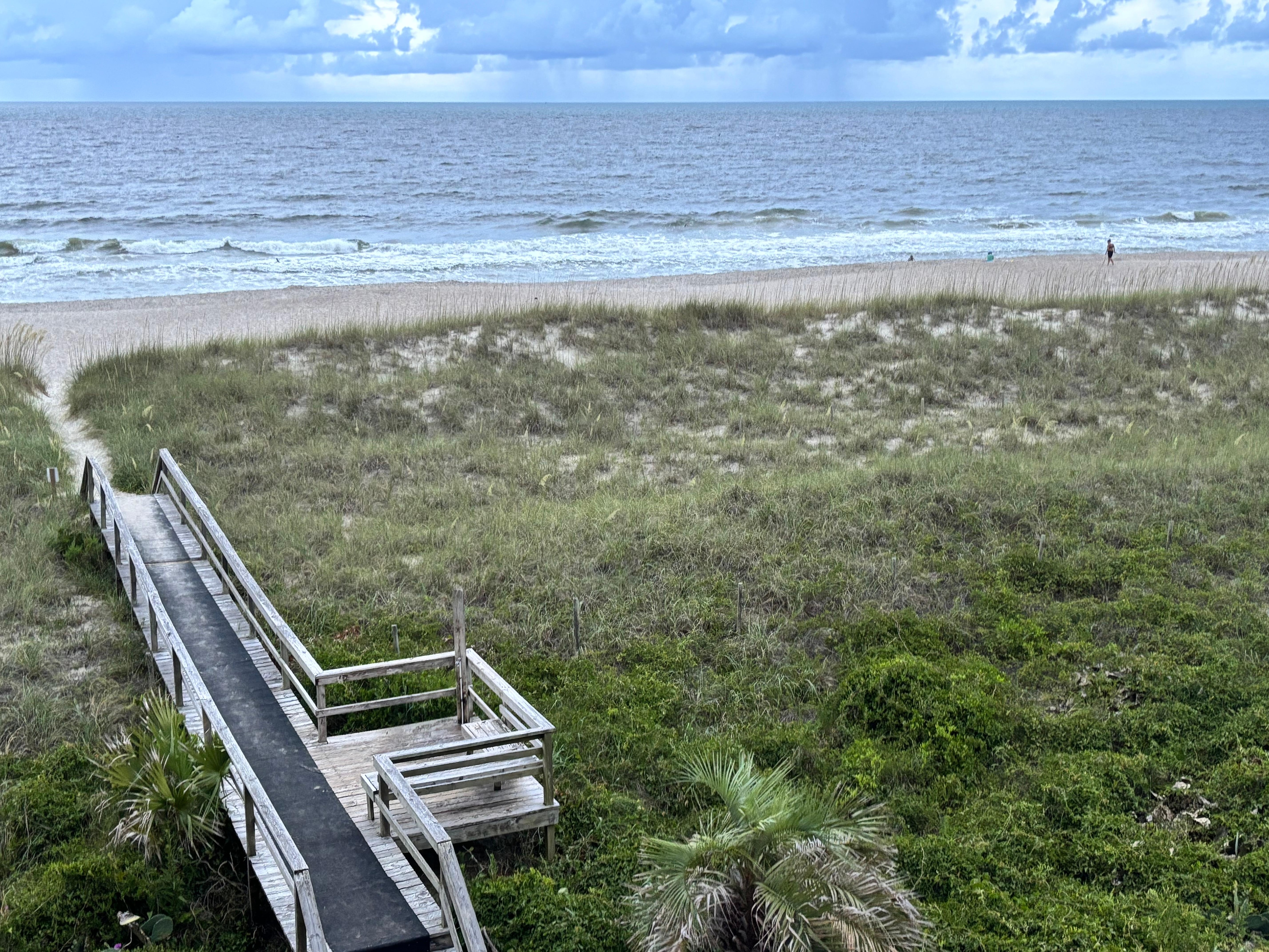 Ocean view from our balcony 