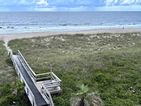 Ocean view from our balcony