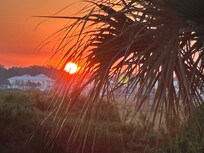 Sunset from the porch