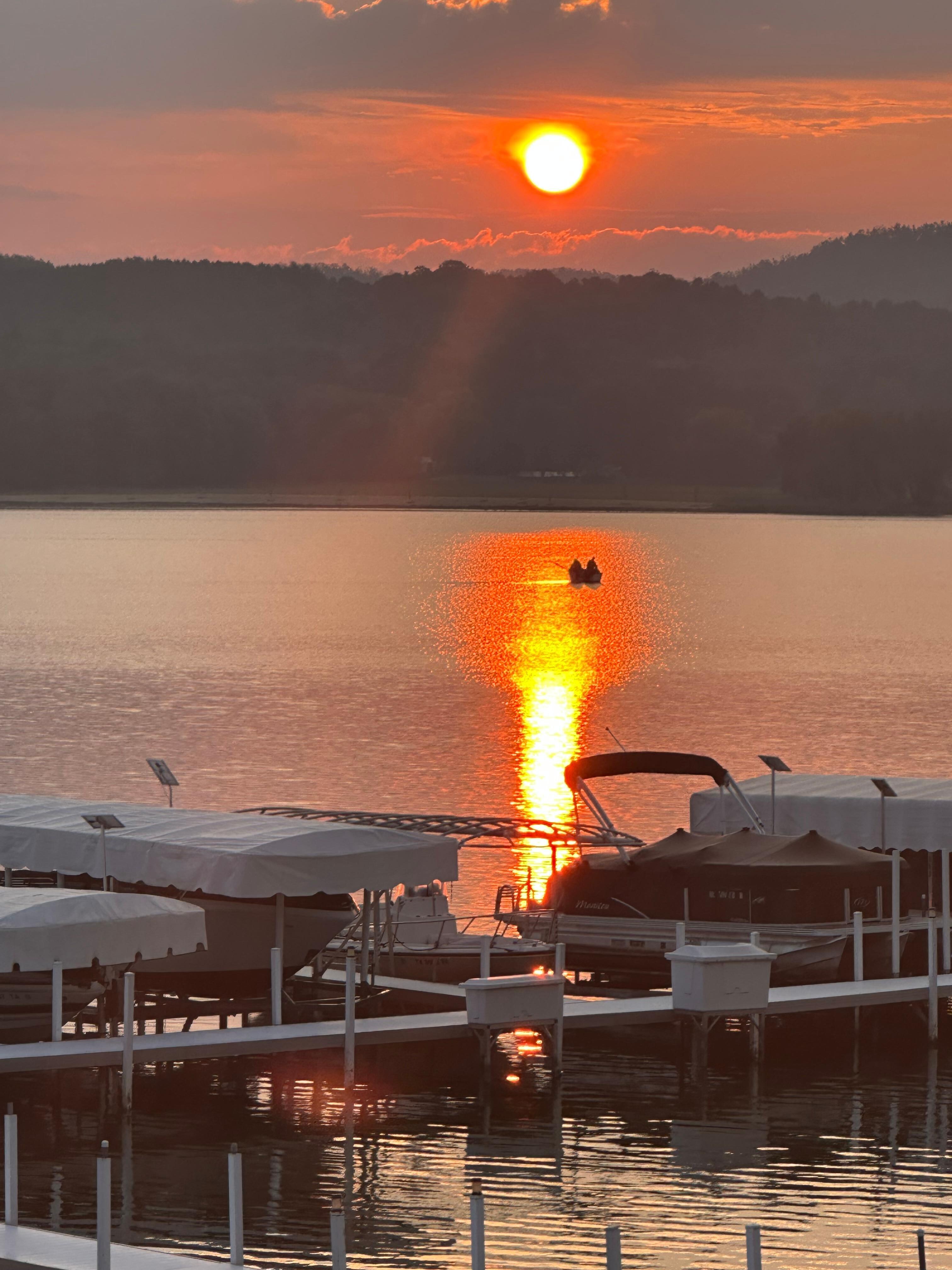 Sunrise on Lake           Charlevoix 