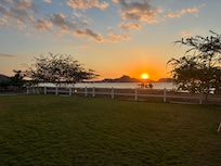 sunset from the patio.