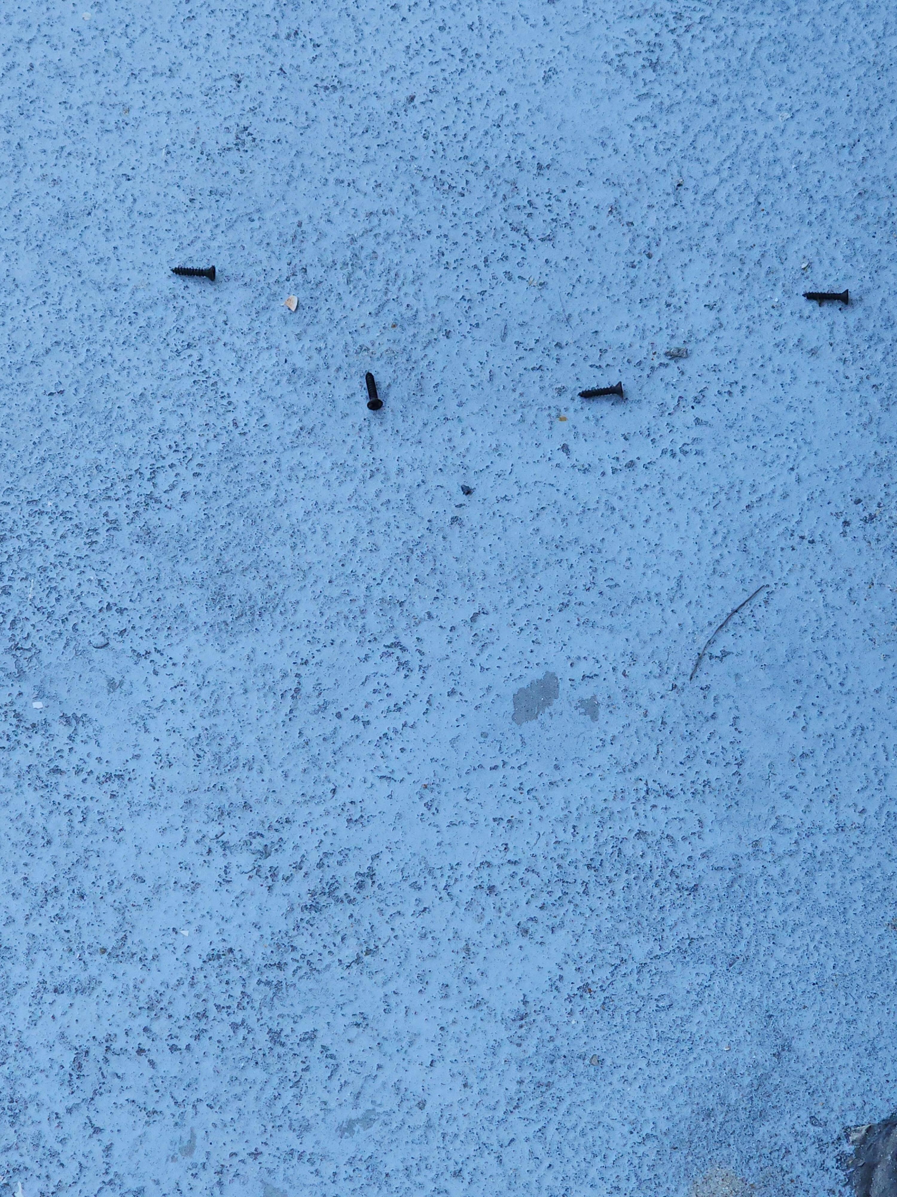 Screws by pool 