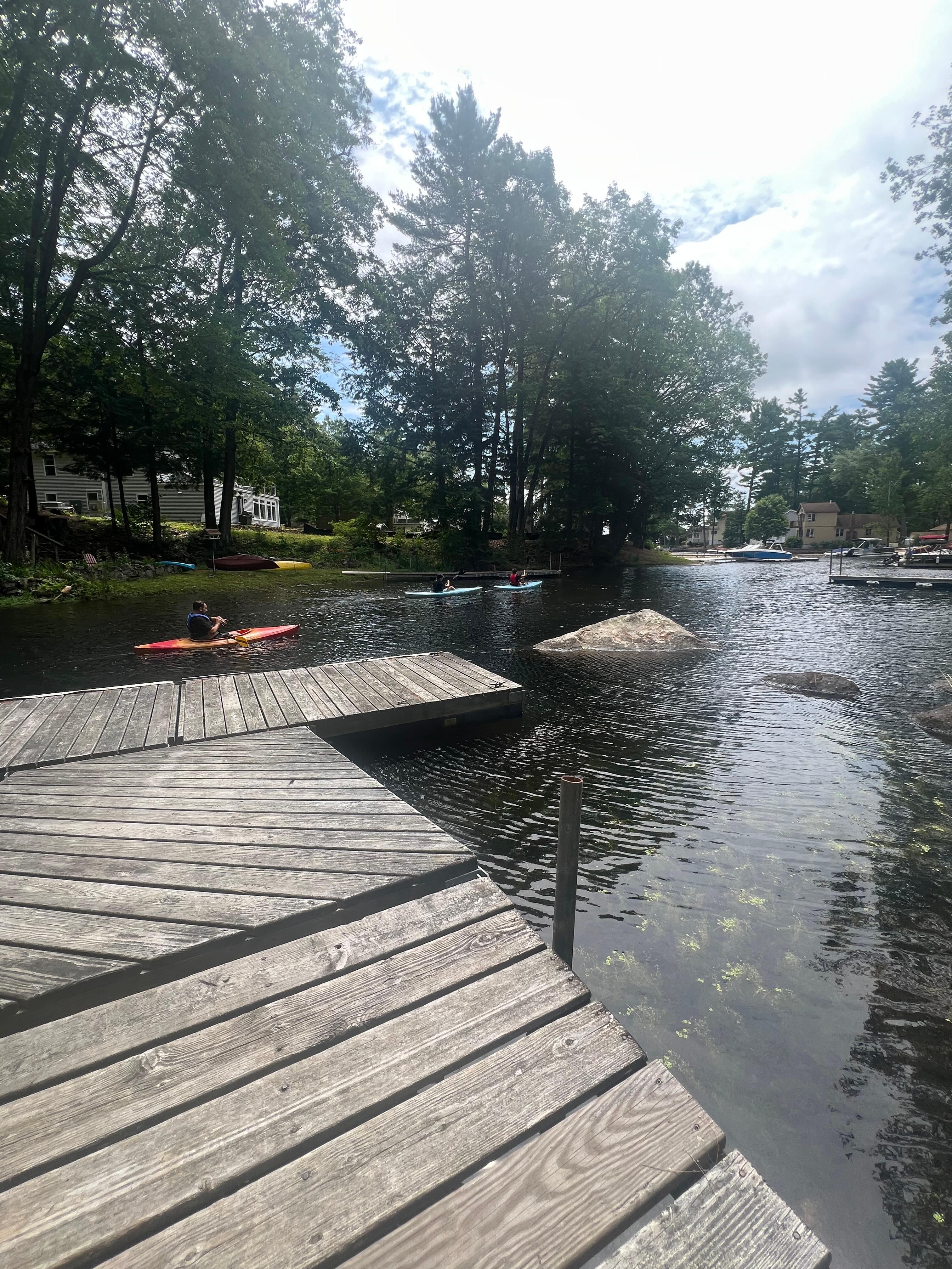 Kids kayaking 