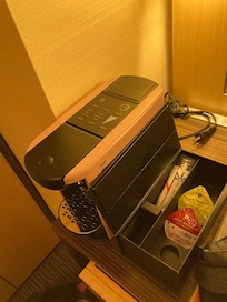 部屋に備え付けの飲み物