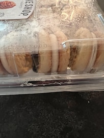 Where the rat got into our unopened box of cookies.